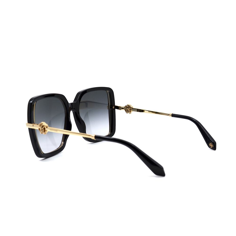 NEW ROBERTO CAVALLI SRC007 BLACK GOLD GREY LENS AUTHENTIC SUNGLASSES - Picture 5 of 10